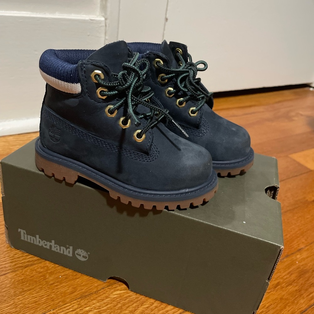 Timberland Kids' Dark Blue Boots